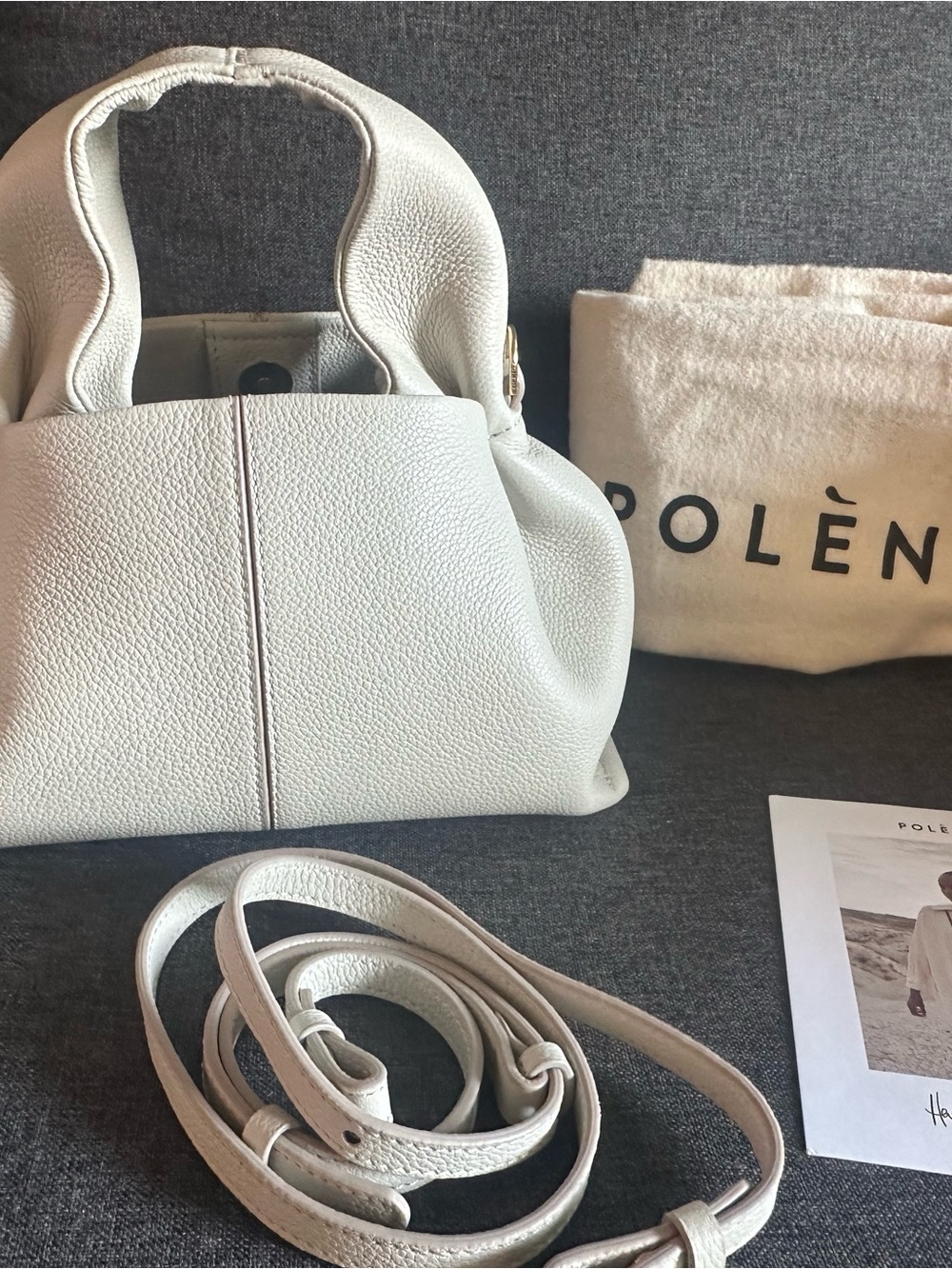 polene neuf mini - chalk